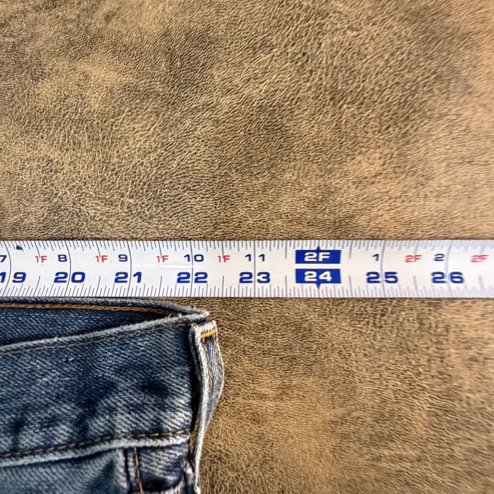 Levi's 505 Regular Fit Jeans‎ Mens 46x32 Blue Straight Leg Denim 4996